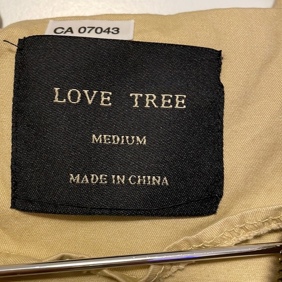 Love Tree tan utility jacket size medium - Picture 4 of 8